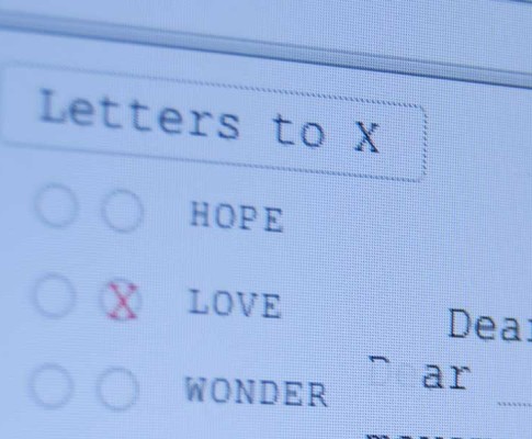 Jessica Barness Letters to X . vol/1