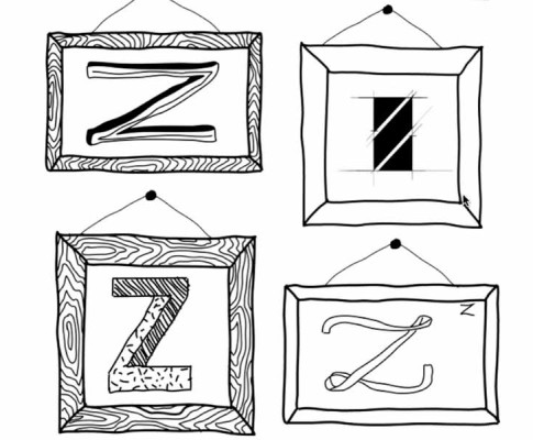 Andrew Herzog Draw a Letter a Day