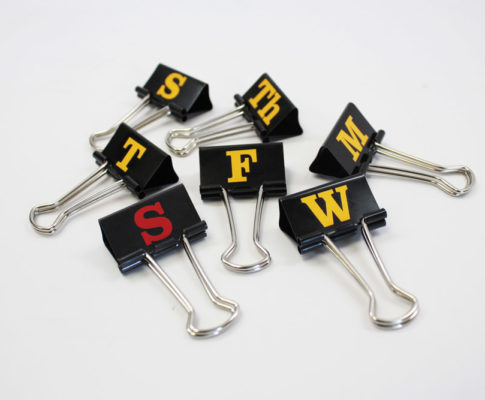 Shantanu Suman Binder Clip Calendar